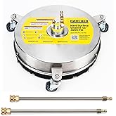 K&auml;rcher Pressure Washer Surface Cleaner 15", 3 Wheels, Stainless Steel, Quick Connect, 4000 PSI, Ideal for Driveways, Patios, Decks, Sidewalks