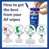 AF Anti Static PC Cleaning Wipes 100 Wipes Tub For PC & Office Equipment view 6