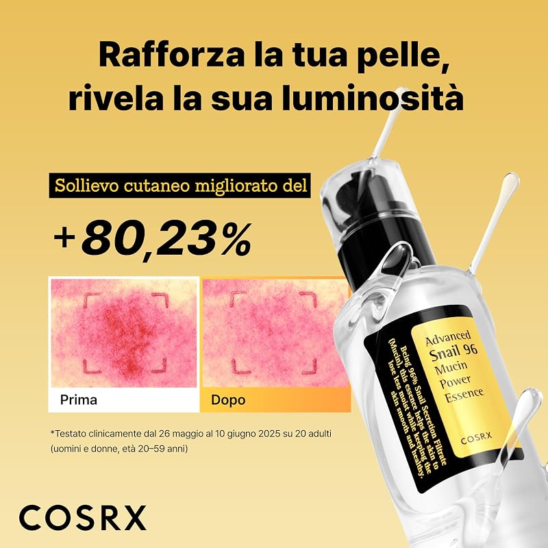 Essenza di bava di lumaca 96 100ml, 96,3% di filtro di secrezione di lumaca, ringiovanisce la pelle da secchezza e invecchiamento, assorbe rapidamente nella pelle, Ipoallergenico — foto 2 di 7