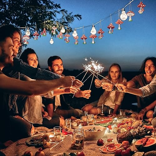 Patelai 30 Pcs Mushroom Christmas Ornaments for Tree Christmas