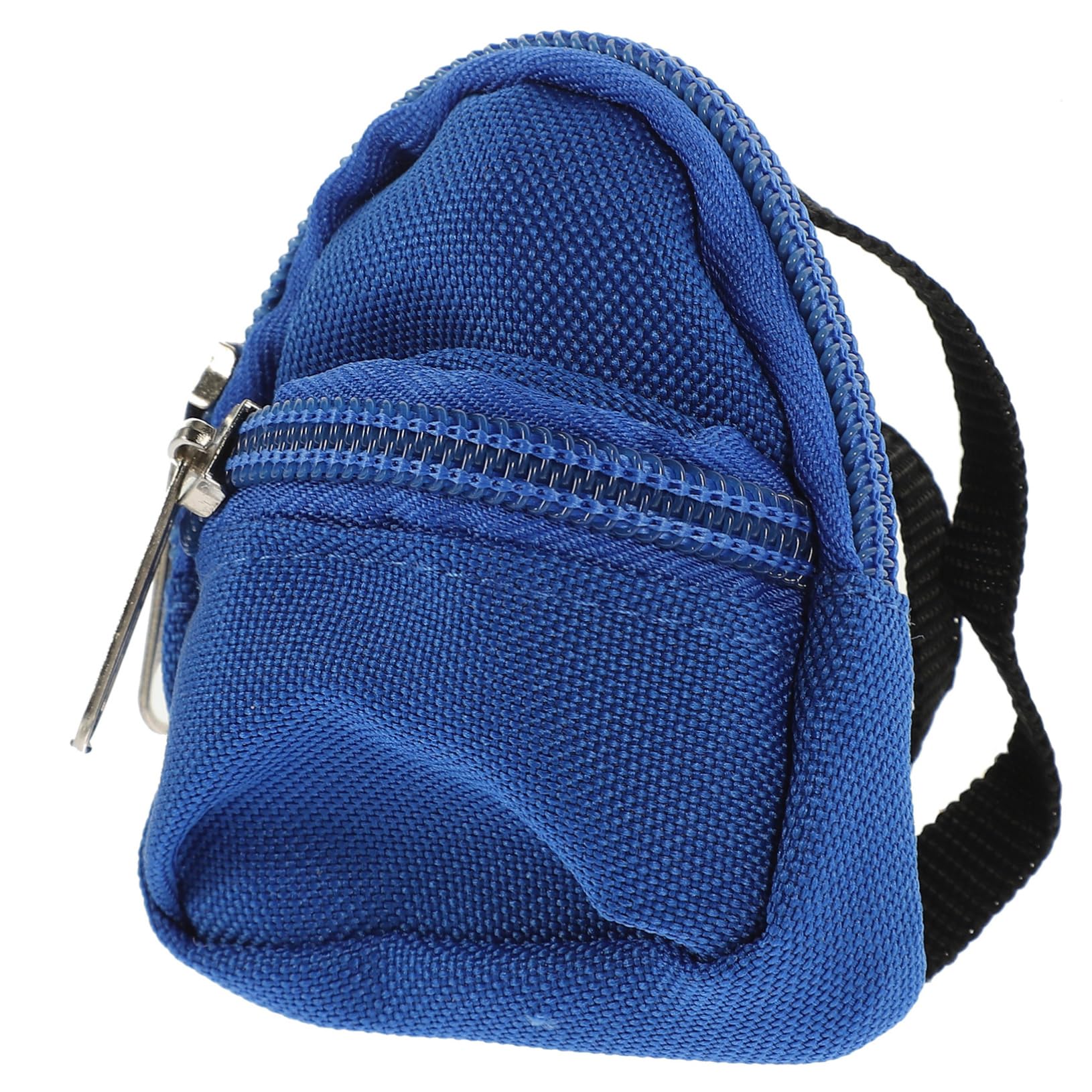 Toyvian Miniature Doll Backpack Model Blue Realistic Mini House Decor Tiny Doll Accessory Decorative Mini Backpack Ornament for Dollhouse Scenes