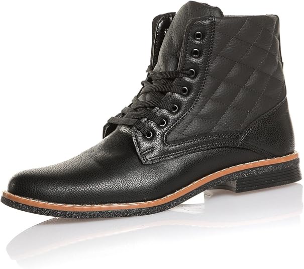 Blz Jeans Chaussure Homme Montante Effet Matelasse Couleur Noir Taille 45 Amazon Fr Chaussures Et Sacs