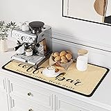 DK177 Coffee Mat Coffee Bar Mat Hide Stain