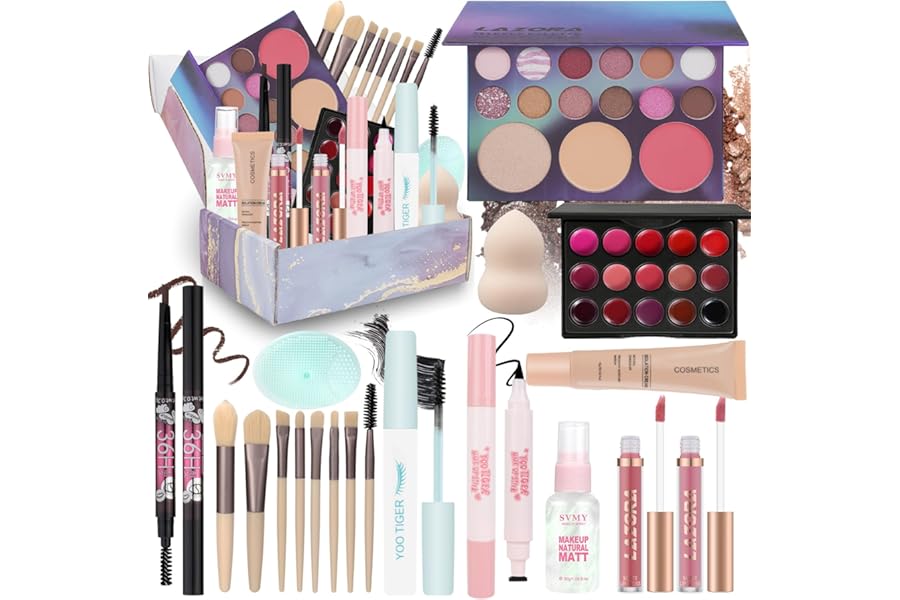 Makeup Kit Make Up Gift Set for Girls Makeup Set for Teenagers, Makeup Full Kit for Beginners & Professionals Travel Makeup Set for Teens & Adults