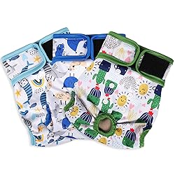 Grecle Washable Female Dog Diapers - Premium
