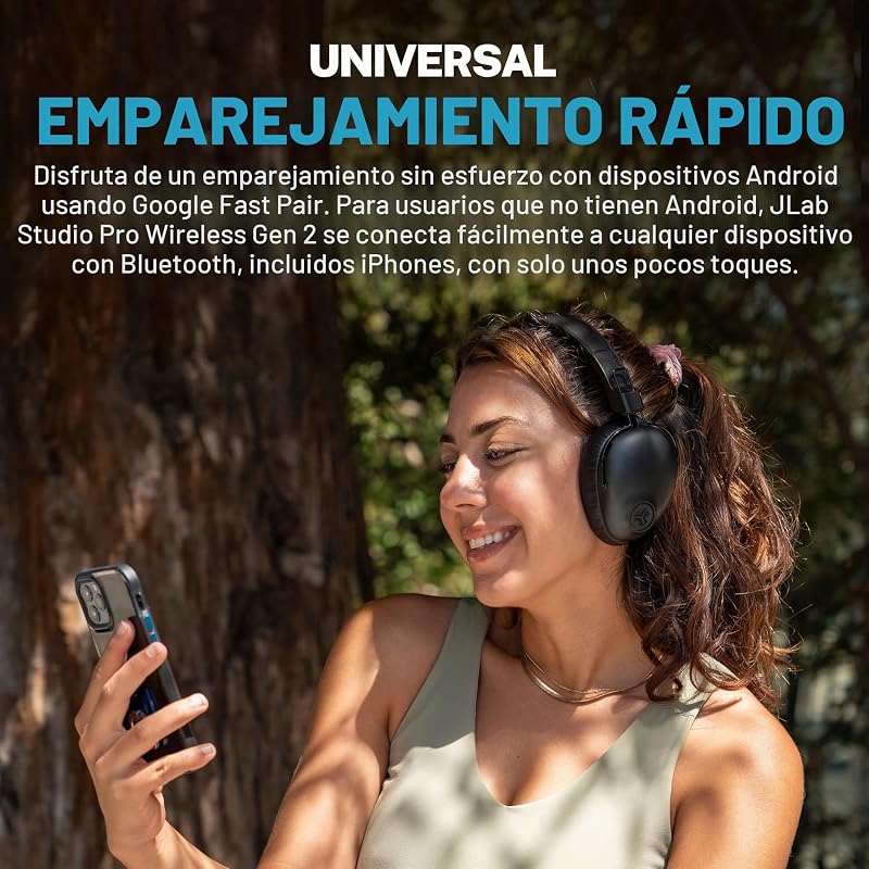 Auscultadores Bluetooth Over-Ear Studio Pro+ - 65h, Pretos