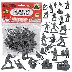 BMC CTS WW2 German Infantry Plastic Army Men - 32pc