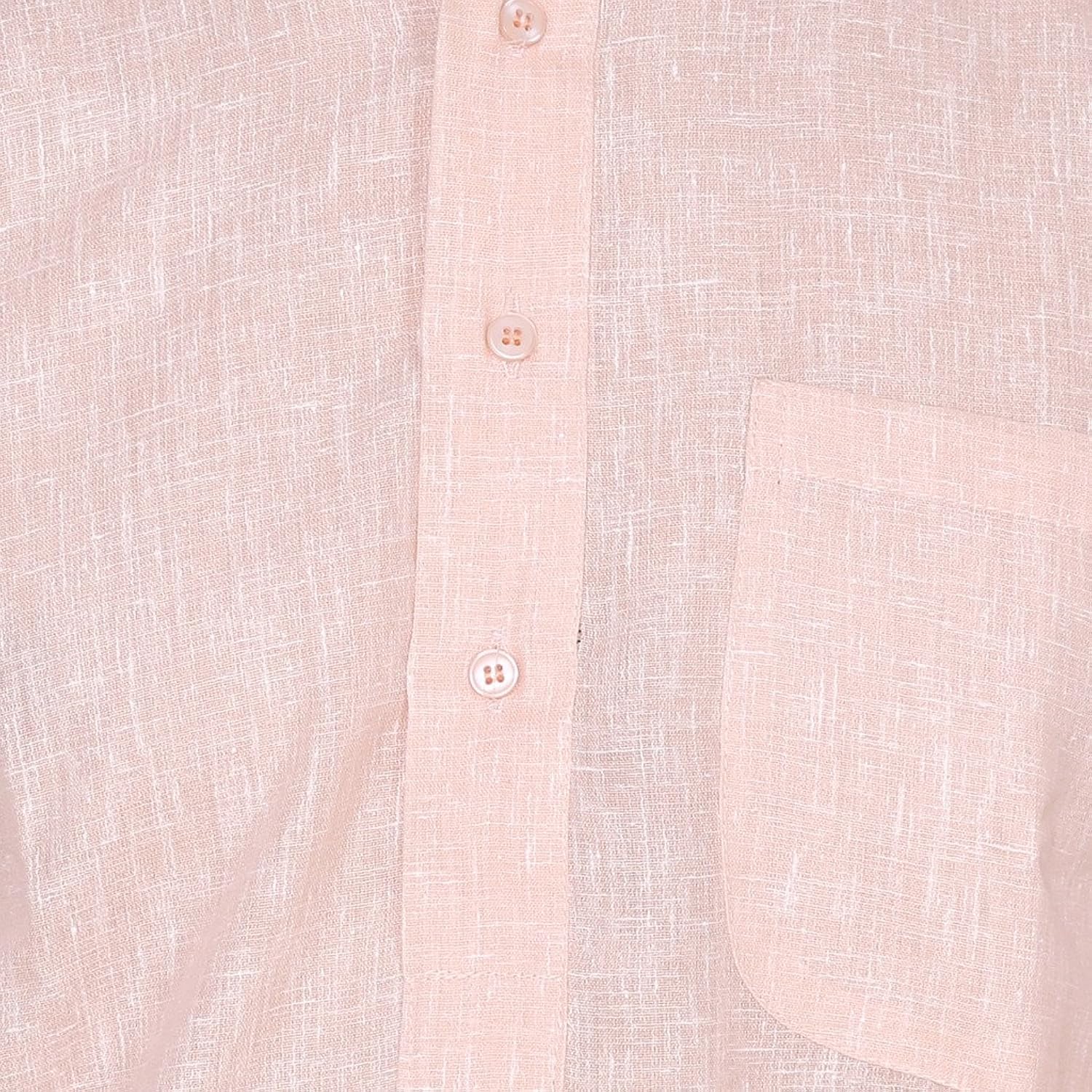 royal kurta men's orange cotton linen kurta pyjama