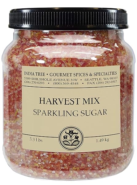 INDIA TREE HARVEST MIX SPARKLING SUGAR, 3.4 LB