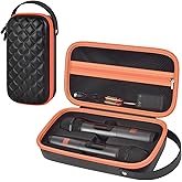 Wireless Microphone Case For JBL Wireless Two Microphone System & PartyBox Mic, Handheld Dual Mic Bag for Singing or Karaoke for Receivers, Adapters, AA Batteries and Other Accessories(Box Only)