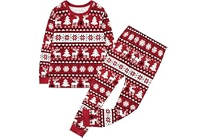 Owlivia 100% Organic Cotton Baby Long Sleeve Pajama Sets, Toddler Boy Girl 2-Piece Sleepwear