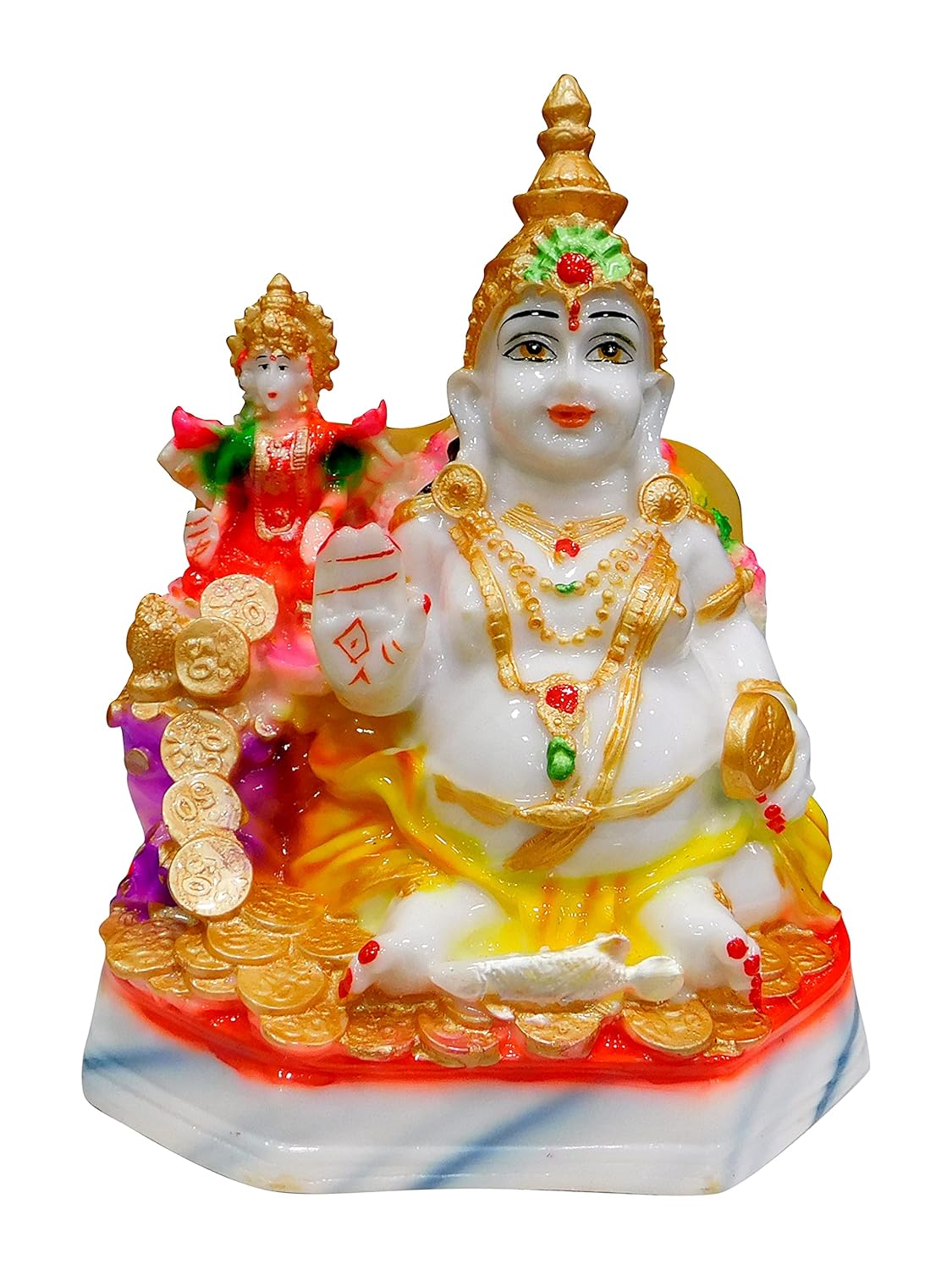 Buy Lakshmi kubera Statue for Pooja Laxmi Kuber Murti Home Decorative