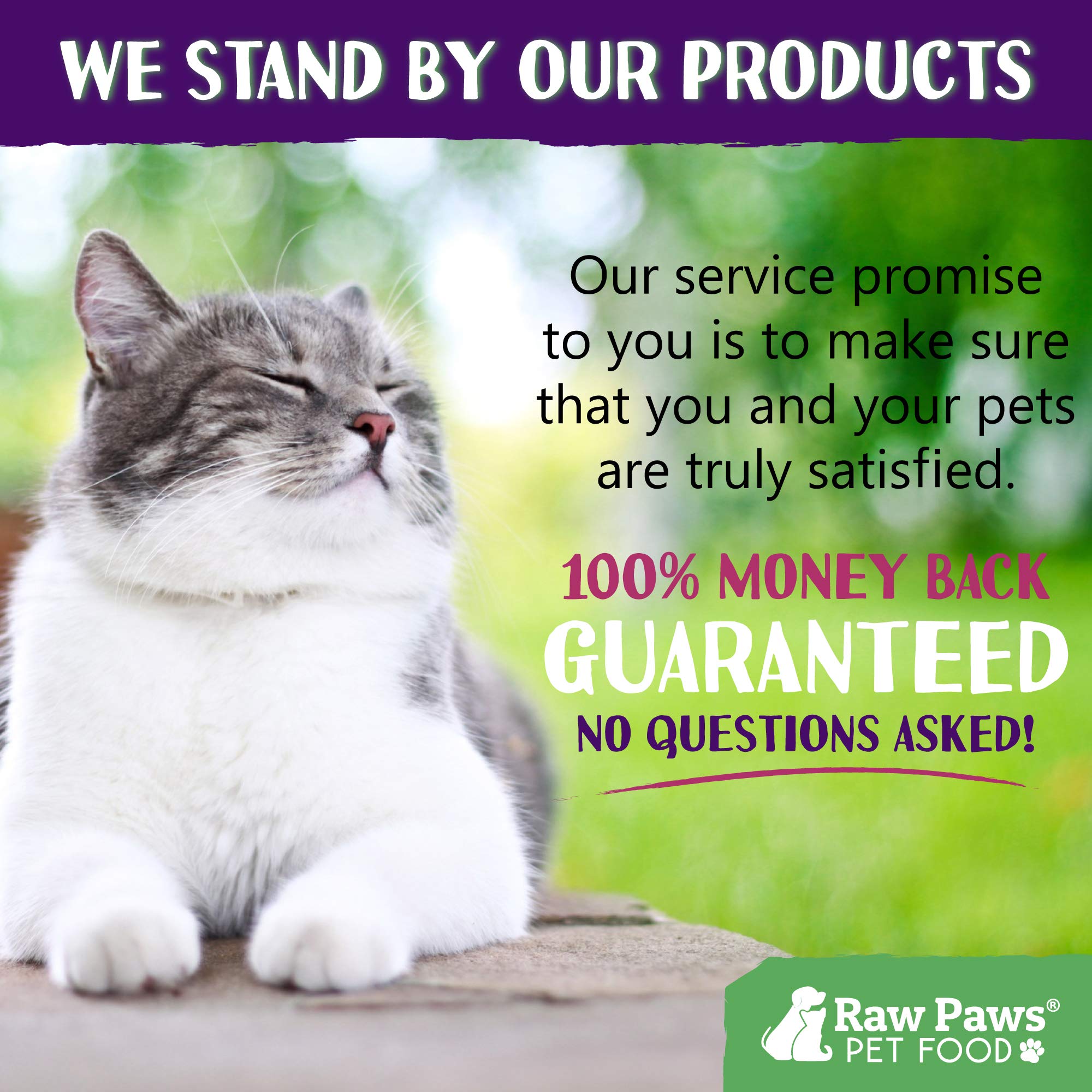 Raw Paws Premium Raw Freeze Dried Dog Food & Cat Food, 16 oz AntibioticFree Made in USA