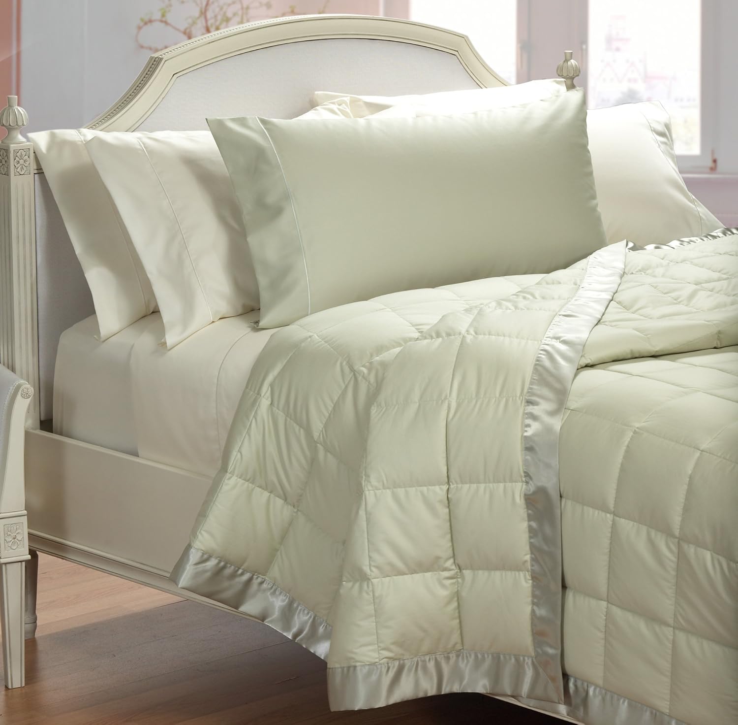 Cuddledown 400TC Over Size Synthetic Blanket, King, Sage Home & Kitchen