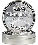 Crazy Aaron's Thinking Putty 4 Inch Tin (3.2 oz) - See-Through Putty, Soft Texture - Never Dries Out