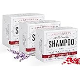 J·R·LIGGETT'S Shampoo Bar - Original Formula, All Natural Solid Shampoo Bar for Hair with Coconut Oil & Castor Oil, Sulfate Free, GMO Free, Gentle Lather and Refreshing, 3.5 oz - 3 Pack