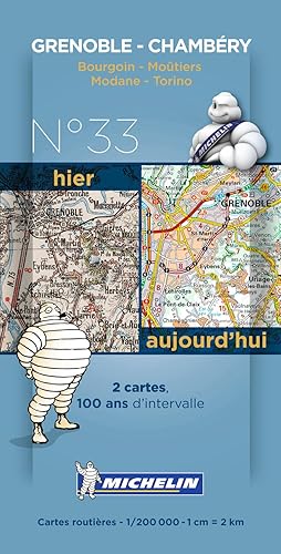 Download Pack 2 cartes hier/aujourd'hui Grenoble - Chambéry Michelin PDF