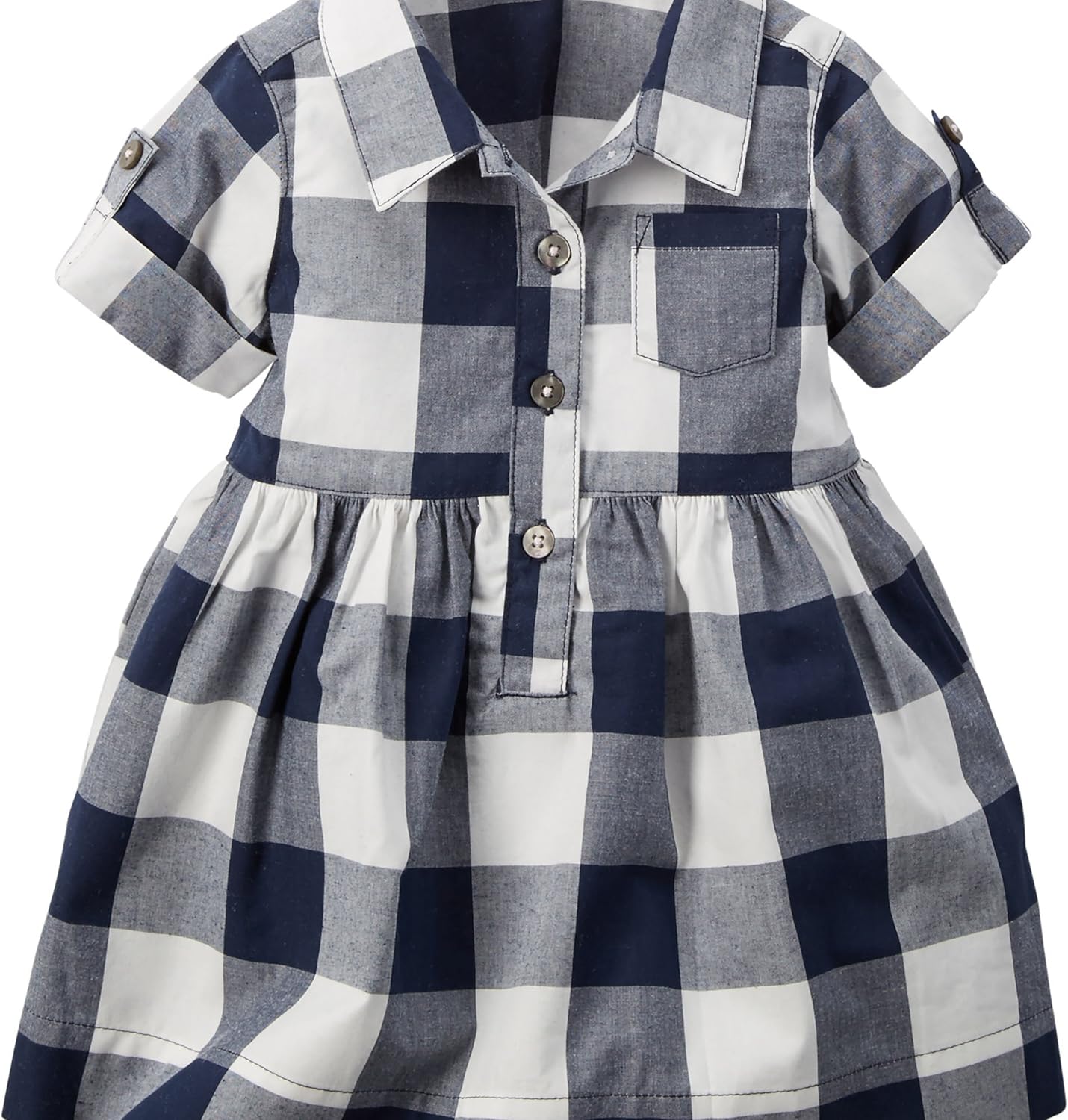 checks frock for baby