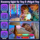 Joyreal Sensory Toys 10Pcs Light Up Autism Fidget Tubes Balls Maracas view 4