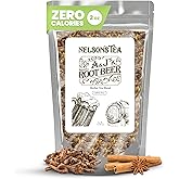 Nelson's Tea A&J's Root Beer - Cut & Sifted Sarsaparilla Root Tea Loose Leaf - Caffeine Free, Harmonious Herbal Blend of Burdock, Birch Bark, Dandelion and More (2 oz)