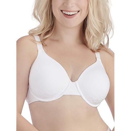 Brilliance by Vanity Fair Womens Full Figure Lightly Lined Smoothing Underwire Bra 76528