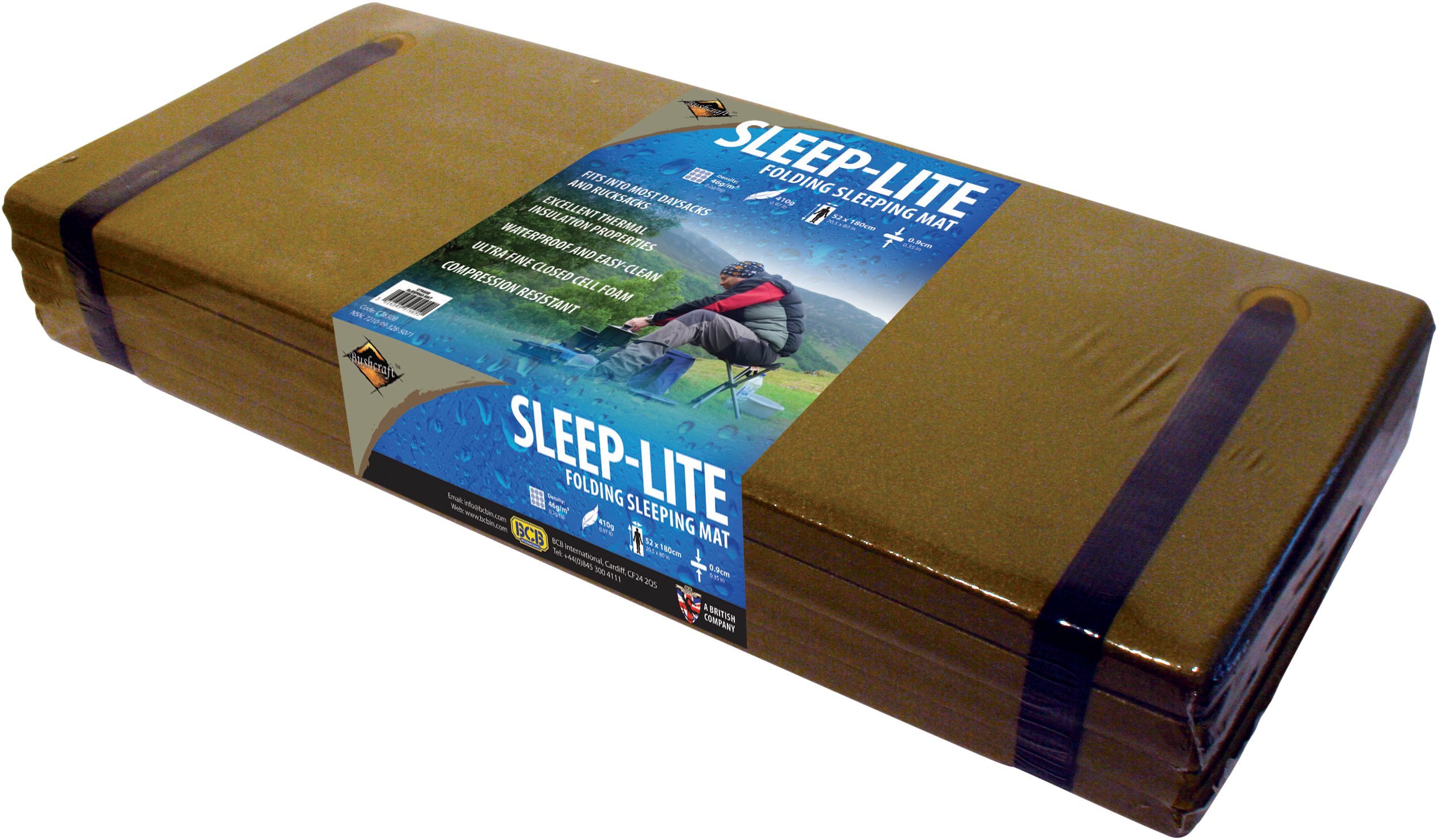 Bushcraft BCB Sleep-Lite Sleeping Mat - Green