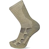 Merrell Men's and Women's MOAB Hiking Midweight Cushion Socks - Unisex Coolmax Moisture Management and Arch Support