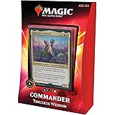 Magic: The Gathering Timeless Wisdom Ikoria Commander Deck | 100 Card Deck | 4 Foil Legendary Creatures