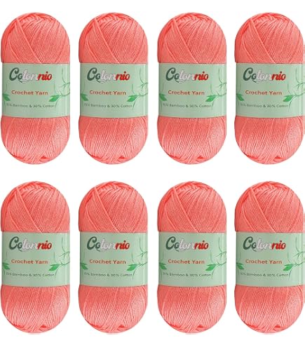 Yonkey Monkey Yarn 10-Pack - 500g Bamboo Rayon Cotton Blend Storm Color