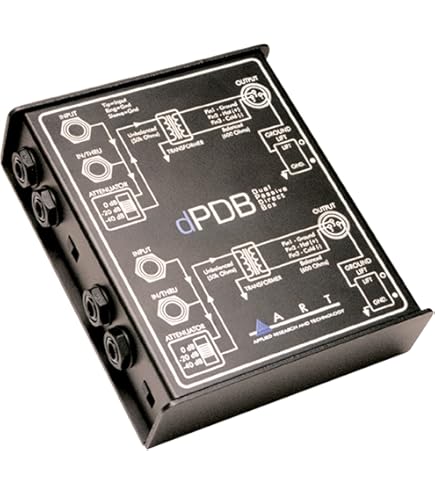 Amazon.com: ART PDB4 4-channel Passive Direct Box : Musical