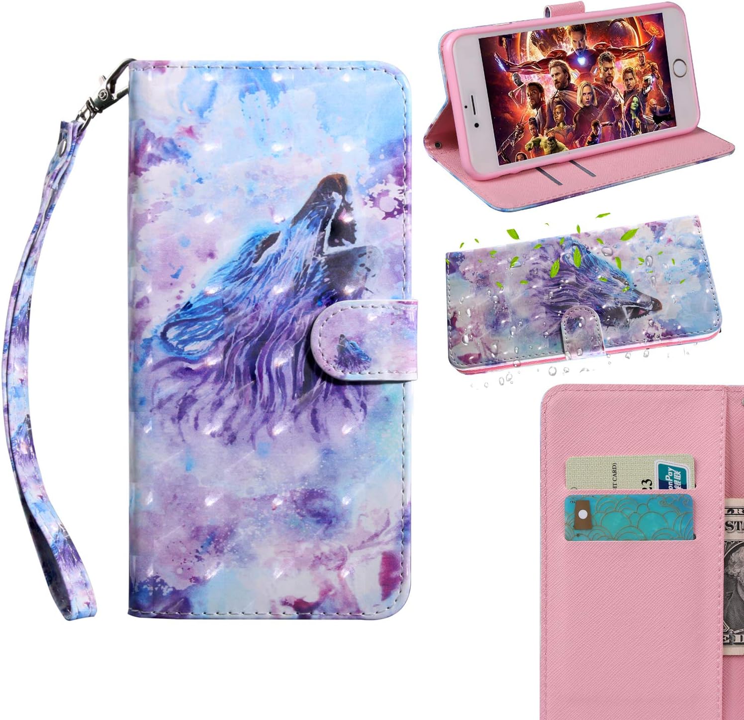 Best Lg Stylo 2 Wolf Wallet Case