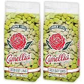 Camellia Dried Green Baby Lima Beans, Non-GMO, 1 lb (Pack of 2) | Tender, mild beans for succotash, soups, casseroles, salads. Gluten-free, high-protein. Family-owned since 1923.