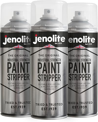 JENOLITE Industrial Paint Stripper Gel Aerosol 3x400 ml Non-Drip