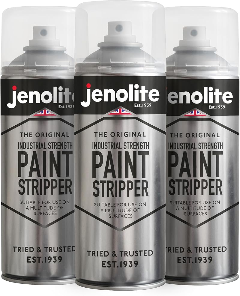 JENOLITE Industrial Paint Stripper Gel Aerosol 3x400 ml Non-Drip