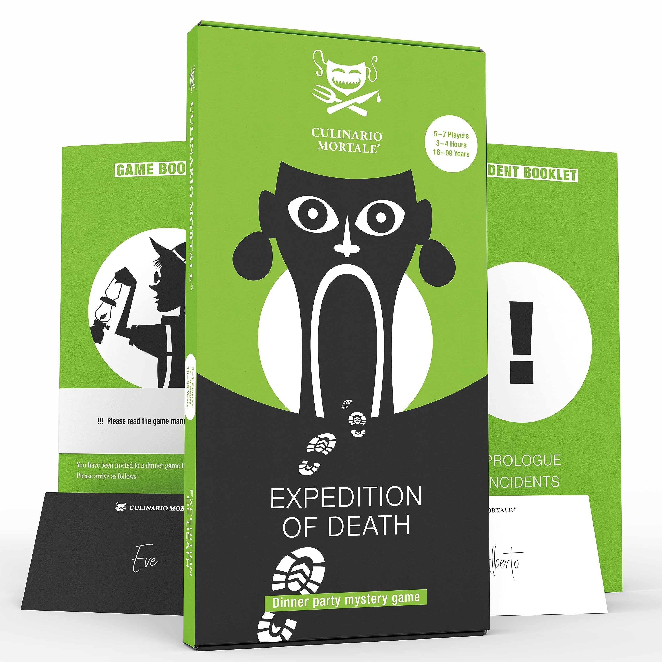 Culinario Mortale Expedition of Death – A Modern Murder Mystery Party Game for 5-7 Player