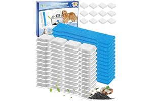 MyfatBOSS 8 Set Dog Water Fountain Filter Compatible with SIBAYS 15L/4Gal Pet Fountain, Fit for Kastty Dog Water Fountain Stainless Steel, Keeping Pet Water Clean