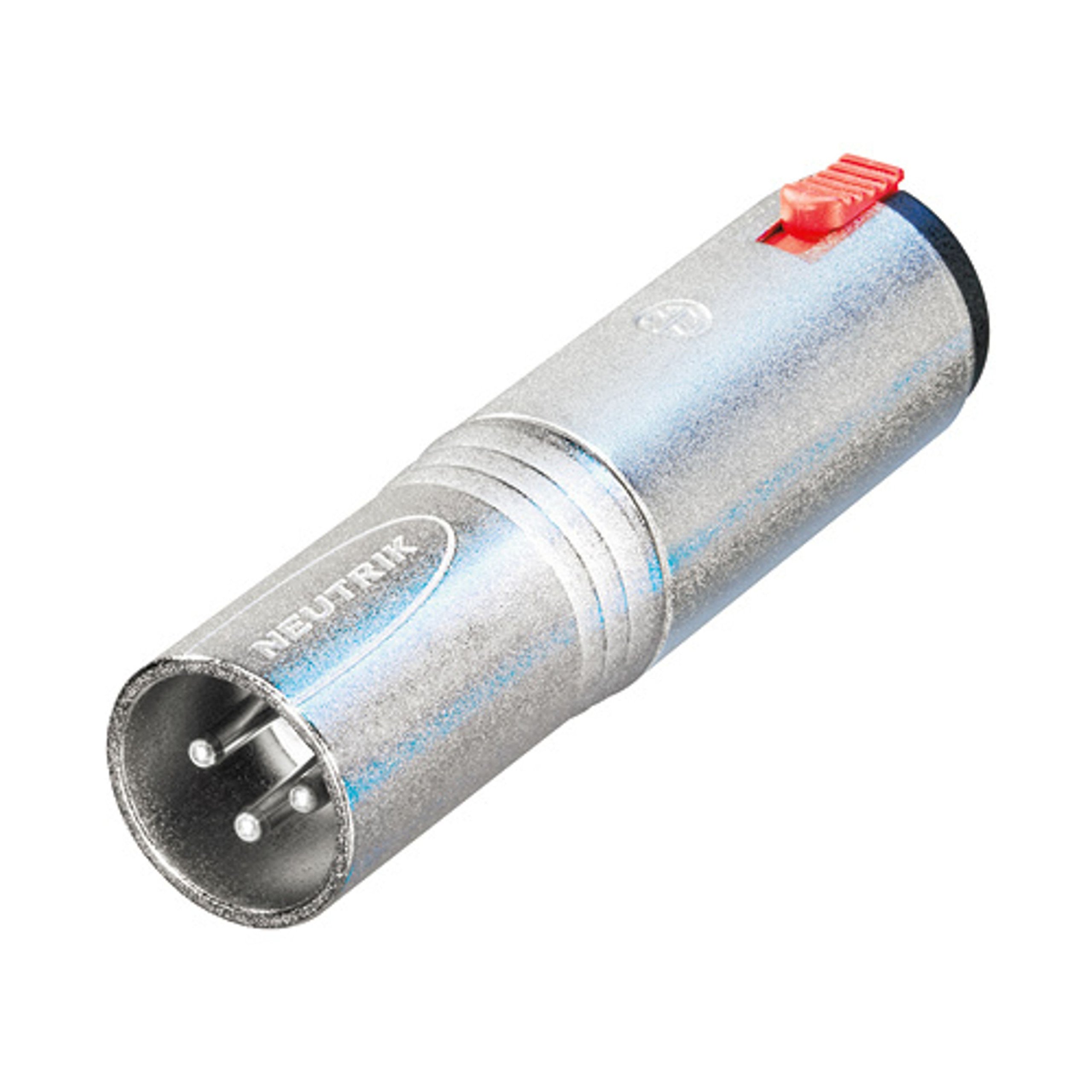 Neutrik 3 Pole Xlr Male to 6.35Mm Stereo Locking Jack Socket
