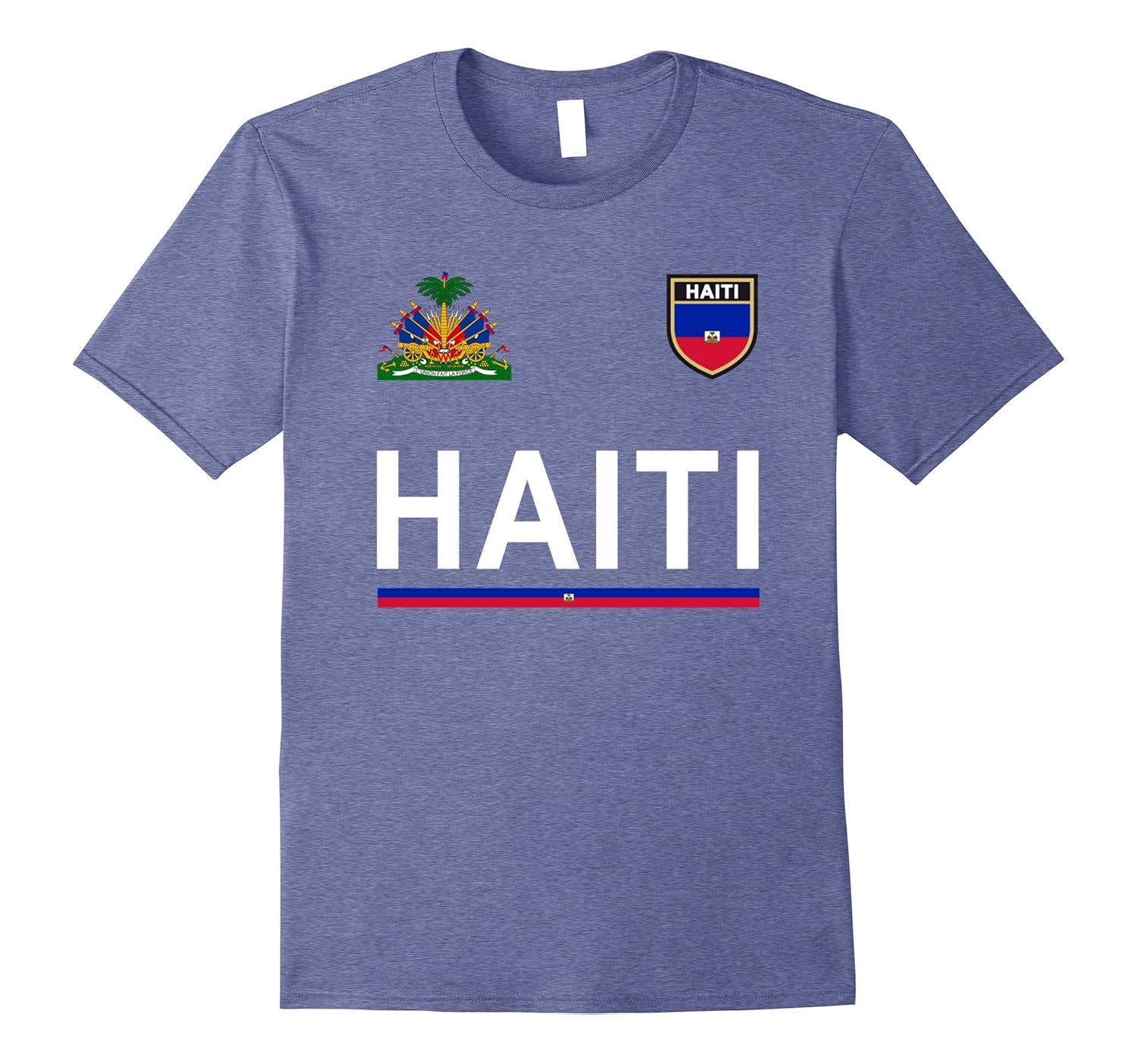 Haiti Soccer T-Shirt â Haitian Retro Football Jersey 2017-CD â Canditee