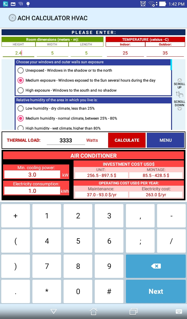 Air Conditioner Home Power Cost Calculator Pricepulse