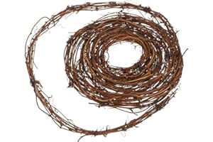 SUPVOX Rattan Vine Branch Wreath Making Circle 4.6m Length 1cm Thickness Floral Wreath Base for DIY