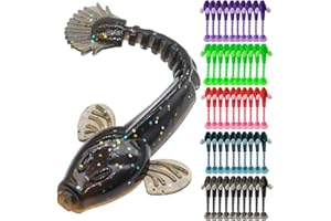 Gefischtter Squid Swimbait Fishing Lures Skirt Tail Octopus Jig Head Bait Soft Plastic Lures Glow Octopus Skirt Worm Lure Trout Bass Fishing Baits Craw Swimbaits Grub Tail Bait Worm Lure Swimbaits Tubes Baits Kit