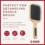 KENT PF17 Paddle Hair Brush Air Cushioned Ball Tip Detangling Fine Medium Hair view 2