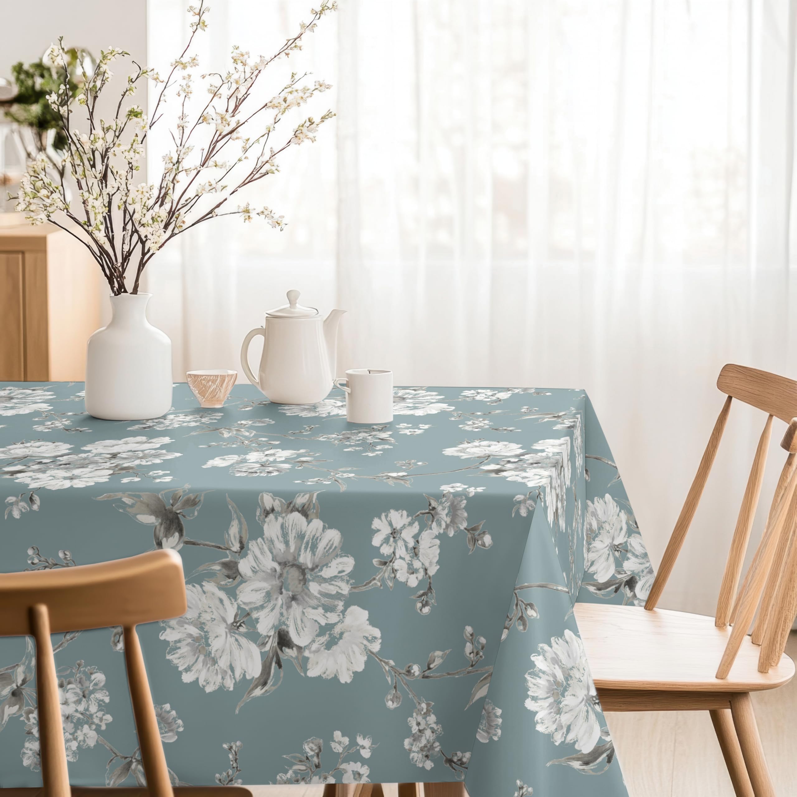 Martina Home Daniela Turquoise Resin Tablecloth 200 x 140 cm