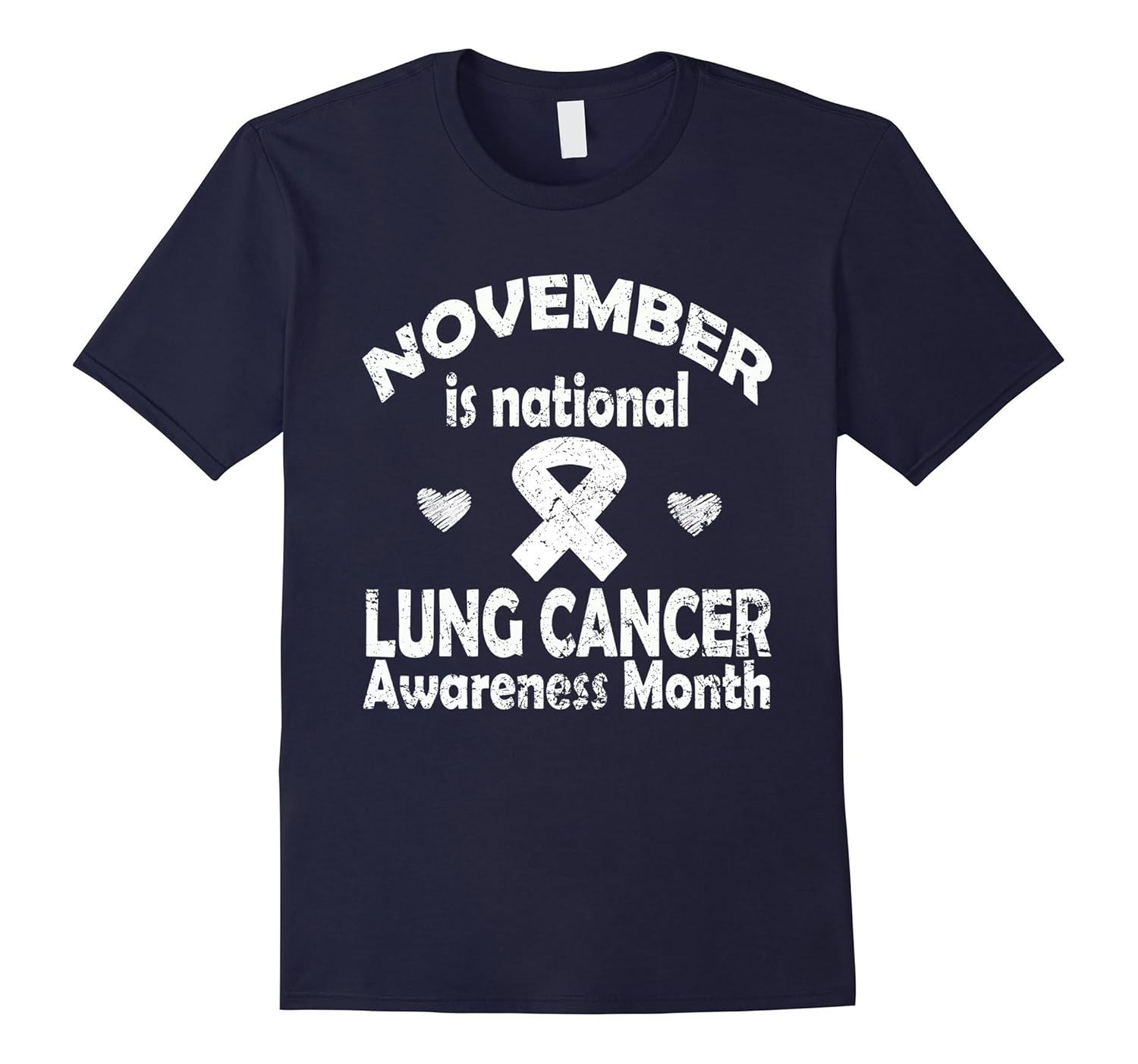 NOVEMBER is national LUNG CANCER Awareness Month t shirt-ANZ