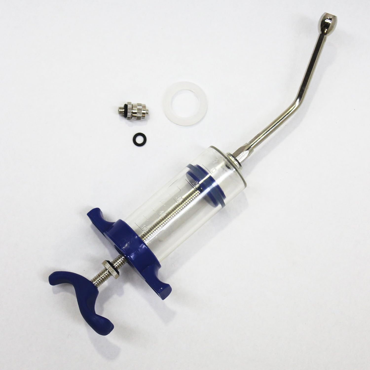 DUOPAU Reusable Drench Syringe with Luer Lock Needle Hub and Drench