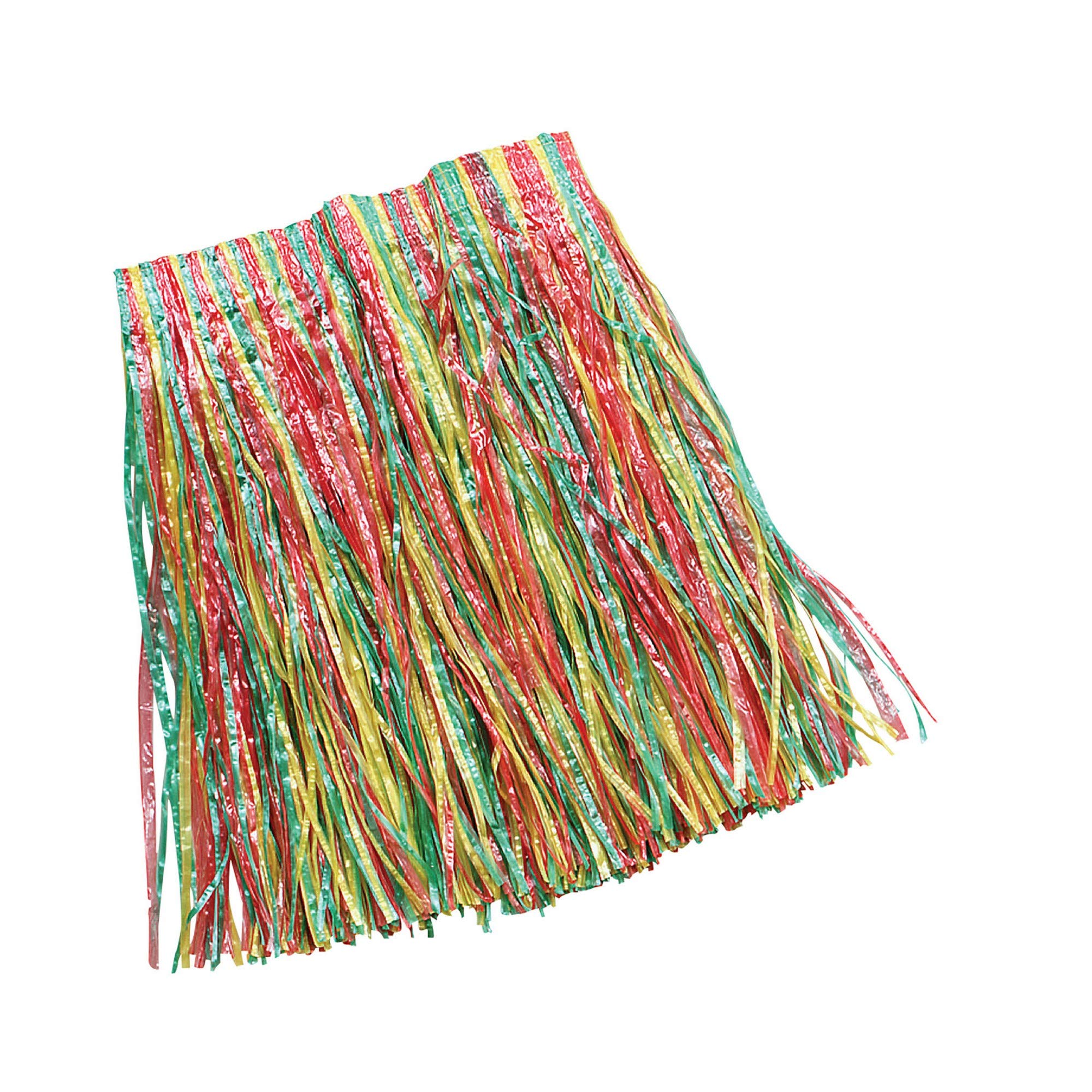 Child Multicolor Grass Skirt (1 Pc.) - Vibrant Design, Perfect Accessory for Beach Parties, Luaus, Hawaiian Events, Festivals, & Summer Fun Halloween Halloween
