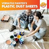 LLPT Tape and Drape Masking Film 2-Pack 200cm x 20m Painter's Plastic Dust Sheet view 4