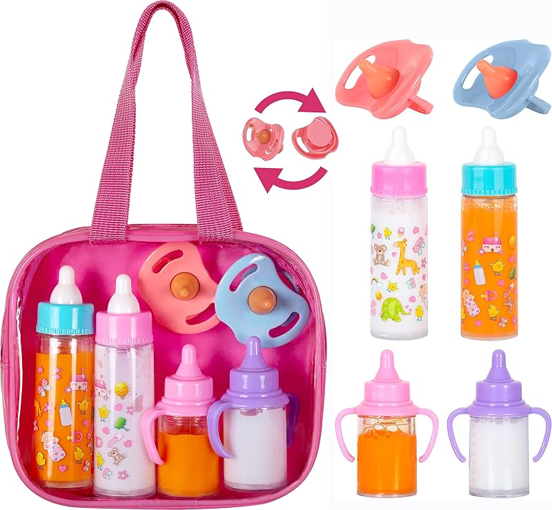 fash n kolor My Sweet Baby Disappearing Doll Feeding Set 6 Pc Baby Doll Care