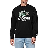 Lacoste mens Classic Fit Printed Crew Neck Sweatshirt