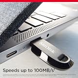 SanDisk 64GB Ultra Curve USB 3.2 Flash Drive Memory Stick Up to 100MB/s Navy view 3